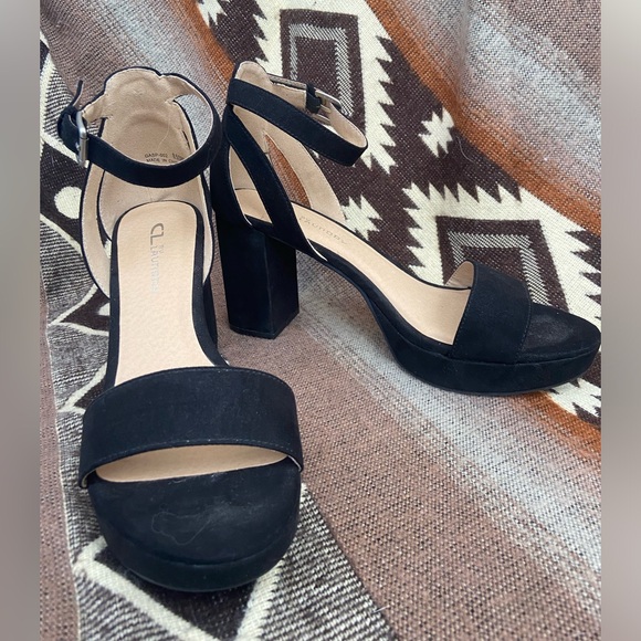 Chinese Laundry black platform heels NWOT - Picture 5 of 8